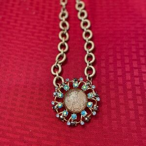 Vintage Betsey Johnson star gazer  necklace